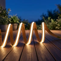 Bande lumineuse LED COB ultra-lisse 480 LED/m, éclairage linéaire continu, flexible, couleur unique, haute densité, illumination uniforme, 24V, 8 mm