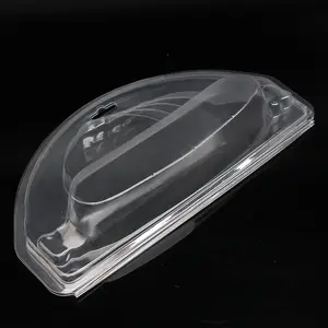 Folding Blister Tray Transparent PVC Plastic Packaging For Electronic Products Baseball Cards PP PLA Materials Food Safe