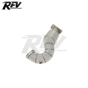 Tuyau d'échappement <span class=keywords><strong>sport</strong></span> en acier inoxydable de haute qualité REV 1,5 mm pour <span class=keywords><strong>Fiat</strong></span> <span class=keywords><strong>500</strong></span> Abarth 1.4T, 200 cellules, avec finition thermique enveloppée - Product Image 3