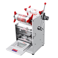 Machine de cachetage de plateaux de conteneurs de nourriture grande représentation