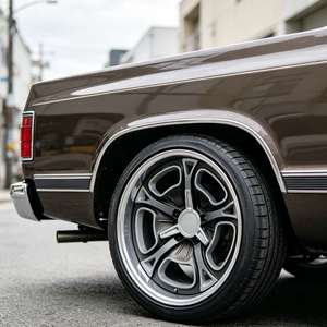 ล้อฟอร์จ BKu แบบ 2 ชิ้น สำหรับ Chevelle Malibu ขนาด 17 18 19 นิ้ว รุ่นคลาสสิค ขัดเงา 5x120.65 - Product Image 2