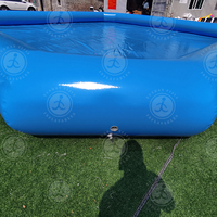 Grande piscine gonflable d'extérieur en PVC drôle pour balle d'eau, terrain de jeu pour enfants