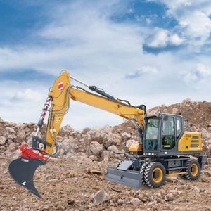 XE160WE Excavatrice sur roues haute performance de 16 tonnes pour les projets de construction et de terrassement - Product Image 4