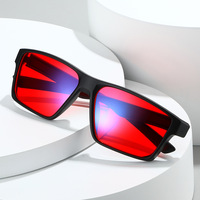 Lunettes anti-lumière bleue personnalisées, monture optique classique, verres orange rouge, lunettes XY2002 anti-lumière bleue pour hommes et femmes