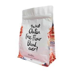 Bolsa de papel de aluminio con cierre hermético, bolsa reutilizable de 500g, 1kg, comida orgánica, polvo de proteína de suero de huevo, Fitness - Product Image 5