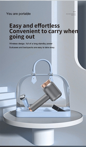 Sèche-cheveux ionique professionnel sans fil haute vitesse 110000 tr/min, compact, faible bruit, séchage <span class=keywords><strong>rapide</strong></span>, alimentation USB/électrique pour usage domestique <span class=keywords><strong>et</strong></span> hôtelier - Product Image 2