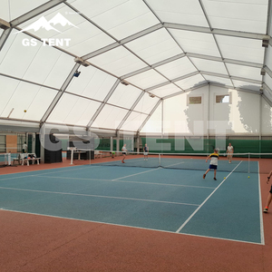 Tente de sport en alliage d'aluminium durable, tente de padel extérieure, tente de tennis personnalisable, toit en PVC imperméable, tentes de pickleball pour arènes sportives - Product Image 1
