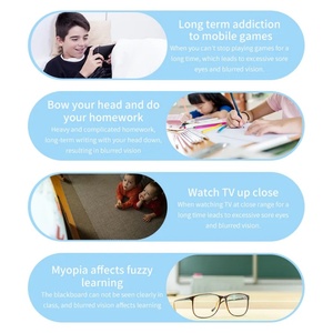 Mini 5 Modes Vibration Hot Compression Eye Massager <b>Smart</b> Voice Eye Massage Device for Children - Product Image 6