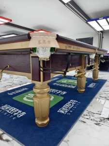 Mesa de billar de 12 pies personalizada del Campeonato mundial, accesorios de Taco de bolsillo de cuero de lujo de 10 pies, populares para deportes chinos - Product Image 5