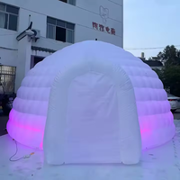 Vente en gros Tente gonflable pour discothèque Tente de soirée gonflable Tente de mariage légère Dôme de fête Chapiteau gonflable blanc Igloo