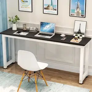 YQ JENMW 현대 미니멀리스트 가정용 연구 책상 직사각형 벽 긴 테이블