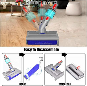 Tête de brosse à plancher en velours doux et léger, compatible avec les aspirateurs <span class=keywords><strong>Dyson</strong></span> V7 V8 V10 V11 <span class=keywords><strong>V15</strong></span>, tête de lavage pour serpillière - Product Image 5