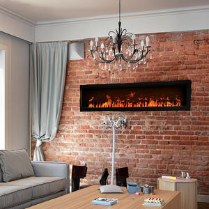 2000mm cheminée à eau effet flamme décor sous Tv 3 vue latérale cheminée à vapeur électrique maison humidificateur intérieur - Product Image 1