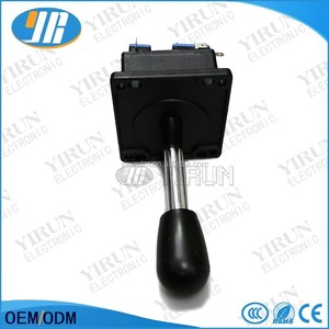 Joystick Arcade Estilo Español con 4 Microinterruptores, Bola Superior Roja y Negra, Repuestos para Máquinas de Juego - Product Image 4