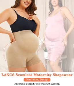 Abiti da donna personalizzati per la gravidanza in vita alta mutandine Shaperwear comodo <span class=keywords><strong>intimo</strong></span> <span class=keywords><strong>premaman</strong></span> senza cuciture - Product Image 4
