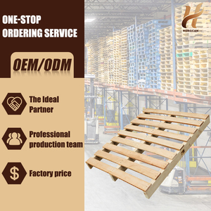 Paleta de Madera de Pino con Entrada de 2 Vías <span class=keywords><strong>para</strong></span> Distribución Mayorista de Comercio Electrónico Transfronterizo en el Sudeste Asiático, Certificada por IPPC, Personalizable - Product Image 1