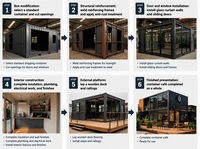 Villas à bas prix, plan de maison conteneur, hôtel préfabriqué de luxe, maison préfabriquée, 20 pieds, 40 pieds, 2 chambres, 3 chambres