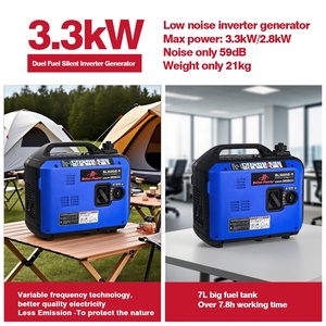 3000W 3600W tinh khiết Sine Wave Inverter Máy phát điện đặt im lặng loại vali biến tần Máy Phát Điện Xăng cho cắm trại sử dụng - Product Image 3