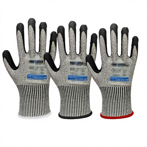 ถุงมือกันบาดระดับ 4 มาตรฐาน EN388 ANSI/ISEA ทนต่อการฉีกขาด ทนต่อสารเคมี ทนต่อการเจาะทะลุ กันน้ำ ทนต่อน้ำมัน ทำจากไนไตรล์ - Product Image 1