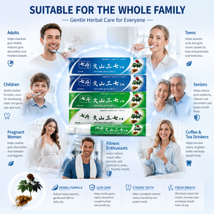 <span class=keywords><strong>Dentifrice</strong></span> Herbal pour Dents Sensibles Protection des Gencives Soin <span class=keywords><strong>Blanchissant</strong></span> Haleine Fraîche Produit d'Hygiène Buccale Naturel Usine OEM - Product Image 2