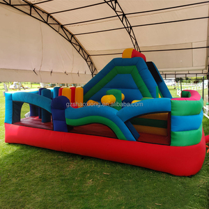 Château <span class=keywords><strong>gonflable</strong></span> commercial pour enfants et tout-petits, avec toboggan et parcours d'obstacles <span class=keywords><strong>gonflable</strong></span> extérieur, avec souffleur - Product Image 4