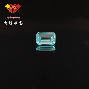 Feihuang Jewelrys Tormalina Paraba Coltivata in Laboratorio Premium 4x6 Rettangolare Taglio Ottagonale <span class=keywords><strong>Pietra</strong></span> Sciolta per Incastonatura Anello Cina - Product Image 5