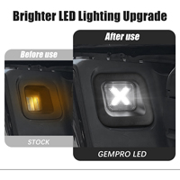 Vente en gros de feux de plaque d'immatriculation LED de style X pour Dodge RAM 1500 2500 3500 2009-2018, lot de 2 pièces