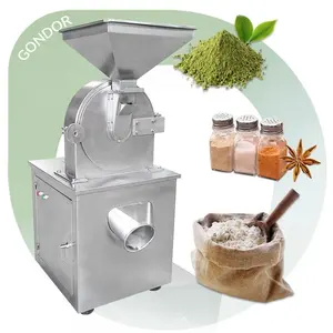 Marteau automatique Pulvérisateur de feuilles de thé en poudre Machine Cinnna Broyeur grossier Moulin à couper pour broyer le soufre