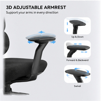 Chaise de bureau pour employé de bureau, chaise de bureau premium inclinable automatiquement, chaise de bureau tendance