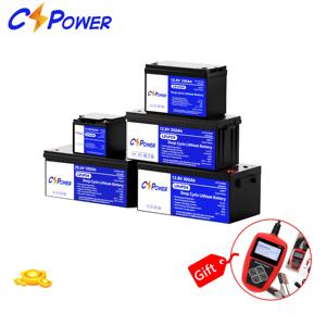 태양광/오프 그리드 시스템/<span class=keywords><strong>UPS</strong></span>/BMS 보호 기능이 있는 통신 백업을 위한 CSPower 12V 300Ah 리튬 배터리 고속 충전 LiFePO4 배터리 - Product Image 2