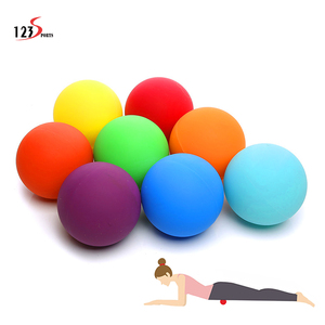Alta calidad logotipo láser personalizado masaje duradero todo el cuerpo Yoga espalda silicona masaje bola Lacrosse bolas - Product Image 5