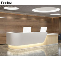 Comptoir avant en or de luxe haut de gamme sur mesure