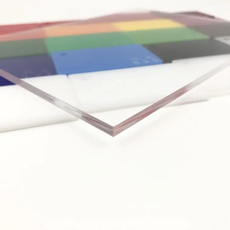 Impression de feuille acrylique transparente, 3mm, 100 pièces
