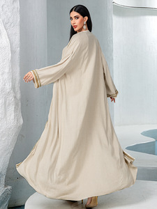 Abaya de haute qualité pour femmes Dubaï 2026 – Vêtement islamique turc et arabe pour l'été et l'hiver, idéal pour l'Aïd, style traditionnel et élégant - Product Image 4