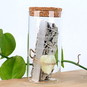 Kit de purification en gros avec sauge blanche, bâtonnets d'encens Palo Santo et ensemble de cristaux de guérison - Product Image 3
