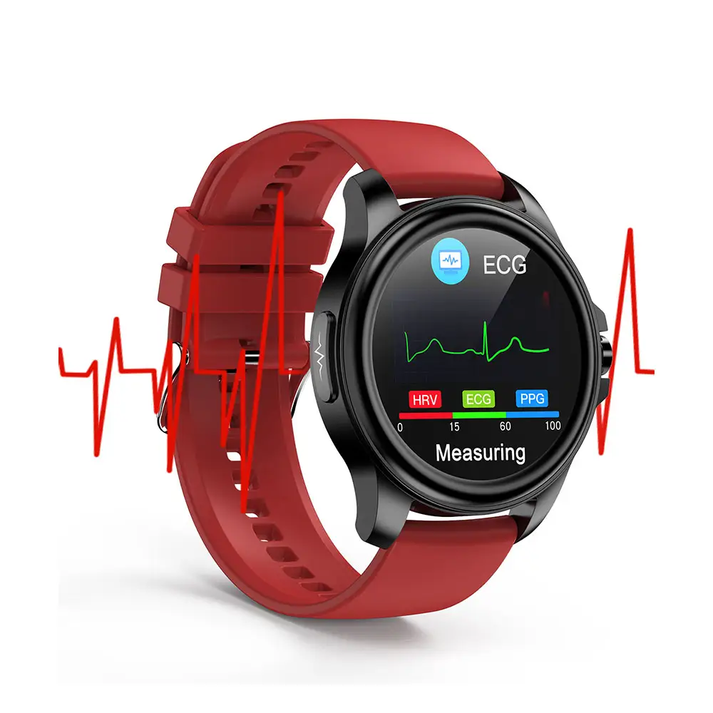 1.32-inch high-resolution 360*360 screen E89 body temperature heart rete reloj s20 ECG PPG monitor smart watch