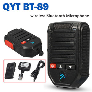 QYT BT-89 Handheld Wireless <b>Microphone</b> Speaker For Car Radio <b>Bluetooth</b> Audio Attachment Dashboard Use - Product Image 5