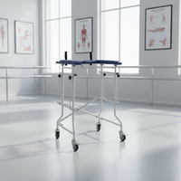 Déambulateur pliant avec siège et frein pour personnes âgées et handicapées, cadre d'apprentissage de la marche pour membres inférieurs, modèle JY-FBQ-2
