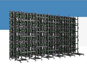 Sistema di Supporto a Terra PRO per Schermi LED in Lega di Alluminio per Esterni, Struttura Impilabile per Display <span class=keywords><strong>Video</strong></span> LED e Palcoscenici - Product Image 1