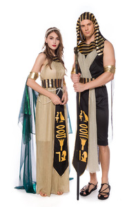 Costume d'Halloween pour Adulte <span class=keywords><strong>Cléopâtre</strong></span> Égyptienne et Reine - Costume de <span class=keywords><strong>Film</strong></span> et de Télévision en Polyester - Vente en Gros - Product Image 2