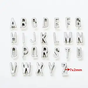 A-Z china suppliers subtitle jewelry yiwu alphabet beads charms