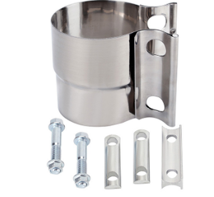 2,5 pollici in acciaio inox accuseal turbo ad alte prestazioni silenziatore stack tubo morsetti marmitta - Product Image 5