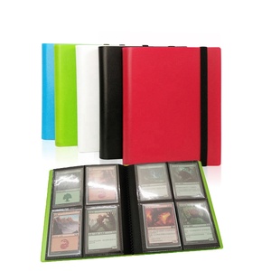 Carpeta de 4 bolsillos personalizada, servicio OEM/ODM de fábrica, álbum de plástico PP para Pokemon game card collection - Product Image 1