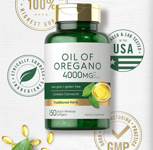Suplemento de aceite de orégano Carlyle 4000mg | 150 cápsulas de gelatina blanda | Contiene carvacrol | Fórmula sin OGM y sin gluten - Product Image 3