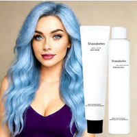 Crème colorante pour cheveux foncés, sans décoloration requise, produit de coloration capillaire personnalisé en gros