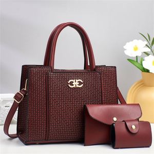 Juego de 3 Bolsos de Mano para Mamá, Bolso Tote de Cuero PU de Alta Calidad con Correa para el Hombro - Product Image 4