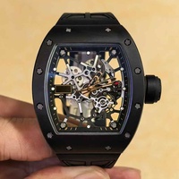 Hochwertige Keramik-Mechanikuhr mit Skelettwerk, Leuchtzifferblatt, Saphirglas, Stilvolle 035 Herren-Automatikuhr
