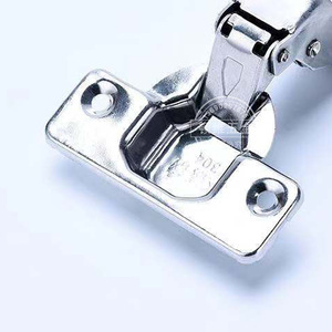Stainless Steel Furniture Hinge 4 Mm Full Surface Soft Closing For Cabinets <b>Wardrobes</b> Bookcases - Product Image 2