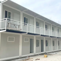 Maison conteneur moderne et contemporaine de 20 pieds, en kit, durable et légère, installation facile pour hôtels, bureaux, hôpitaux