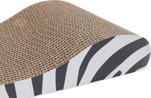 Griffoir pour chat en carton brun écologique moderne <span class=keywords><strong>Karlie</strong></span>, jouet pour chat à 2 niveaux, intérieur/extérieur, 43,5x21,5x6cm, 1,5kg - Product Image 5